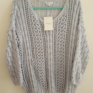 Oversized fuzzy sweater